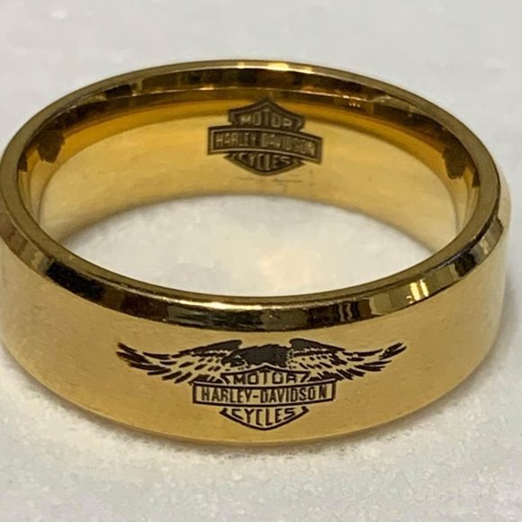 Motorcycle Riders titanium ring 8MM - Picture 4 of 4